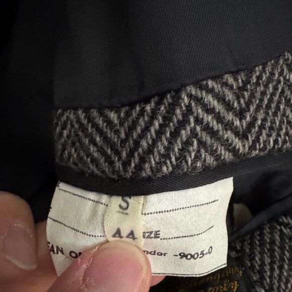 Vintage Gentry The Trimmer Fit 100% Wool 2 Button Suit Blazer Coat S 44 29 x20” - Picture 9 of 10